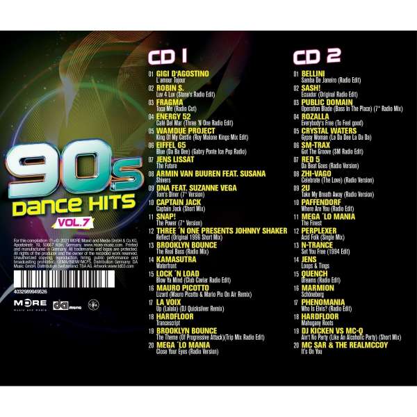 Osta 90s Dance Hits Vol.7 (CD) levy netistä – SumashopFI