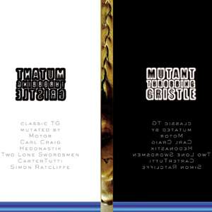 Throbbing Gristle - Mutant TG