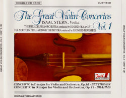 Kokoelma - The Great Violin Concertos Vol. 1