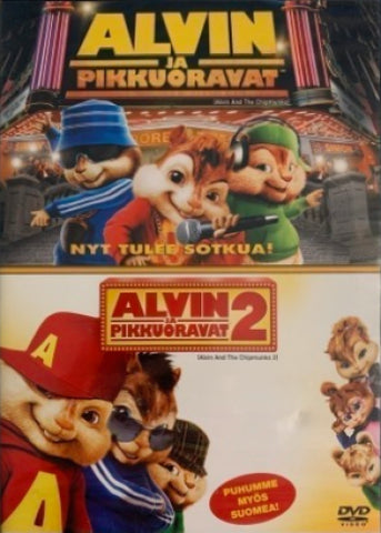 Alvin Ja Pikkuoravat 1&2 (2-disc)