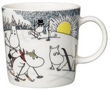 Hiihtäen kera herra Virkkunen Muumimuki (2014–2015) #Tarra #Käyttämätön