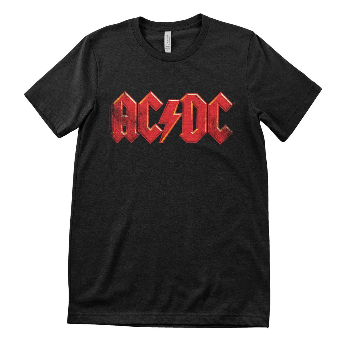 AC/DC Distressed Logo T-paita – SumashopFI
