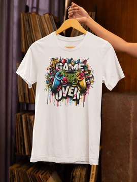 Game Over Gildan Soft T-Paita