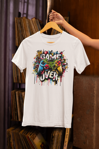 Game Over Gildan Soft T-Paita