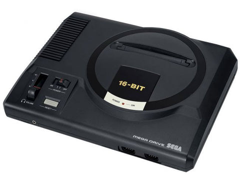 Sega Mega Drive -konsoli + 2 ohjainta