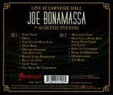 Joe Bonamassa - Live At Carnegie Hall - An Acoustic Evening