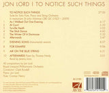 Jon Lord - To Notice Such Things