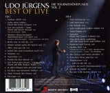 Udo Jürgens - Best Of Live - die Tourneehöhepunkte Vol. 2