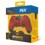 Ps4 Ohjain - Steelplay Metaltech Wired Konsoli Ruby Red