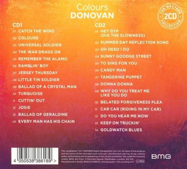 Osta Donovan - Colours (CD) levy netistä – SumashopFI