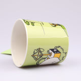 Muumipeikko nurmenvihreä muumimuki tarra käyttämätön (5)