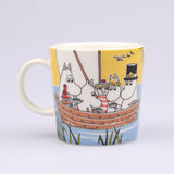 Purjehtien tahmatassun ja tuutikin kanssa muumimuki tarra käyttämätön (3)