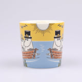 Purjehtien tahmatassun ja tuutikin kanssa muumimuki tarra käyttämätön (4)