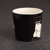 Muumipappa tuumiskelee (1999–2013) Muumimuki #Tarra #Kruunuleima #Musta